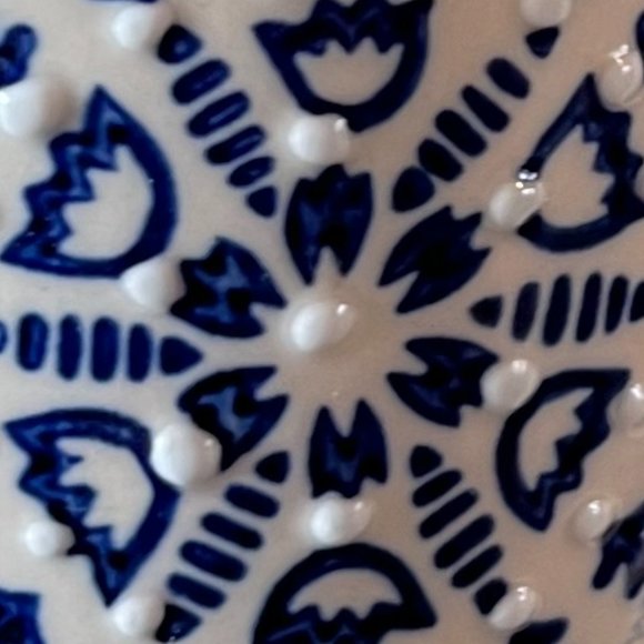 Deauville Veda Dining Dutch Collection Tall Mug w/ Embossed Design - Picture 7 of 12